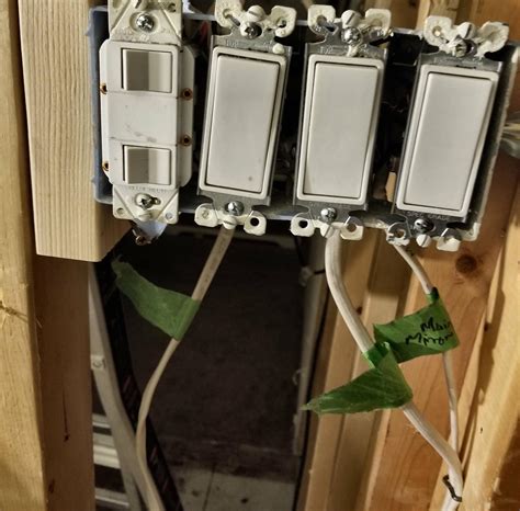 wiring a four gang box